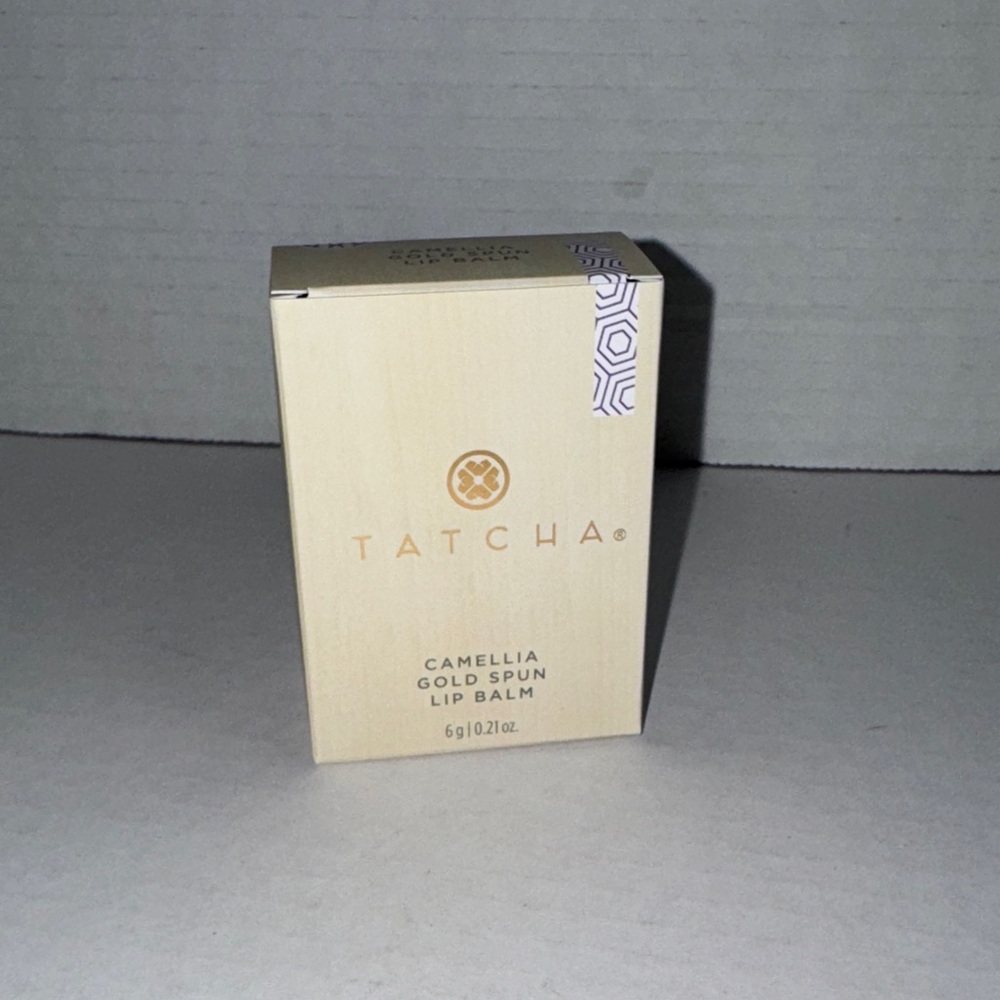 Tatcha Camellia Gold Lip Balm in Elegant Box